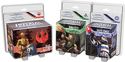Star Wars Imperial Assault - Ally and Villain Pack Wave 2 Bundle (Set of 3)