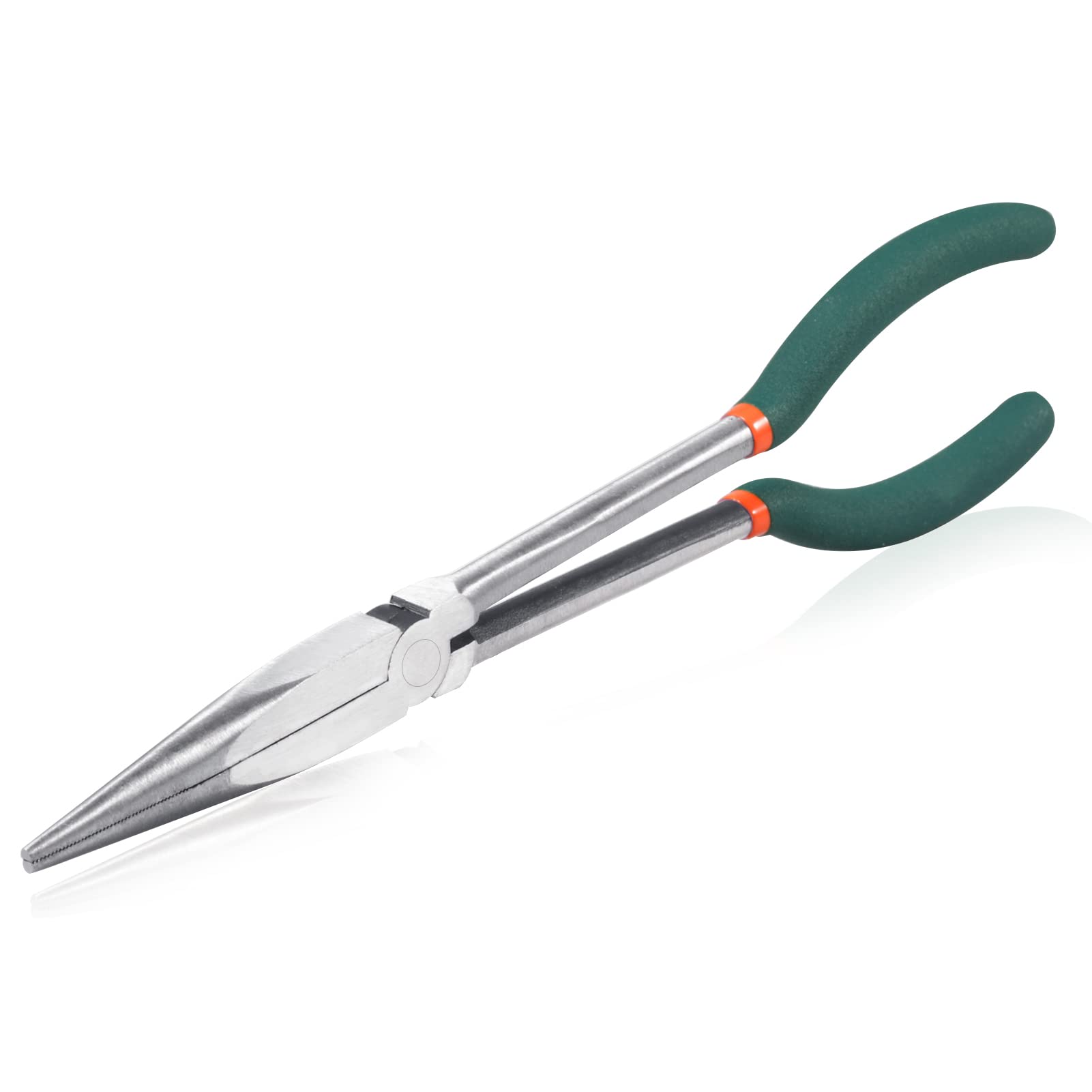 SPEEDWOX Long Reach Long Nose Pliers 11 Inches Fine Needle Nose Pliers Extra Long Reach Extended Pliers for Hard to Reach Narrow Spaces High Leverage Professional Tool Non-Slip Handle