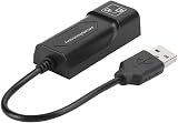 BROLEO USB 2.0 Ethernet RJ45 LAN Network Adapter 100Mbps Portable USB Powered view 3