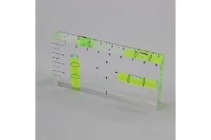 SundiooK Mini bubble Level Multi-angle Transparent Bubble Level for DIY Measurement Tools