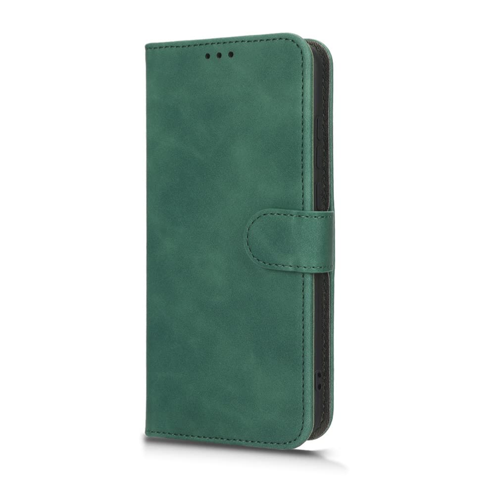 Cover for Infinix Smart 7 HD Case, Magnetic Closure Design Wallet Flip with [Card Slots] and [Stand function], Wallet Leather Case Compatible with Infinix Smart 7 HD-Green