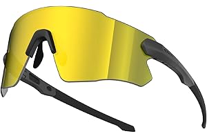 ER00 Wrap Around Light Weight Sports Sunglasses for Small Face Men Women Youth Cycling Baseball Running Pickleball