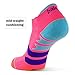 Balega Women's Enduro V-Tech Arch Support Performance No Show Athletic Running Socks (1 Pair), Watermelon/Orange, Medium