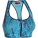 Under Armour Armour Protegee C Bra - Women's Caribbean Blue / Faded Ink / Metallic Silver 32C