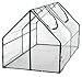 OGrow Ultra Deluxe Compact Outdoor Seed Starter Greenhouse Cloche, Clear
