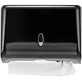 JMGO Paper Towel Dispensers Wall Mounted Black Commercial Toilet Tissue Storage Organizer, Multifold Hand Towel Dryer Sheet C