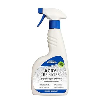 CRAMER Acryl Reiniger entfernt Kalk-, Seifen- und Schmutzablagerungen von Acryl-Oberflächen 750 ml