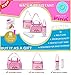Sale! Pink Baby Diaper Bag, Large Diaper Bag with Small Travel Nappy Bag, Changing Pad & Baby Bottle Bag, Multi-Function Waterproof Tote Bag for Mom, A Perfect Baby Shower Gift. with eBook.