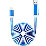 iPhone Charger Cable, VANTEN[LED Light Charger][Lightning Cable][iPhone Charging Cable][Charging Cord/Connector](3ft)for iPhone 7/7 Plus/6s/6s Plus/6/6 Plus/5s/5c/5/iPad/iPod (iOS,1pack)