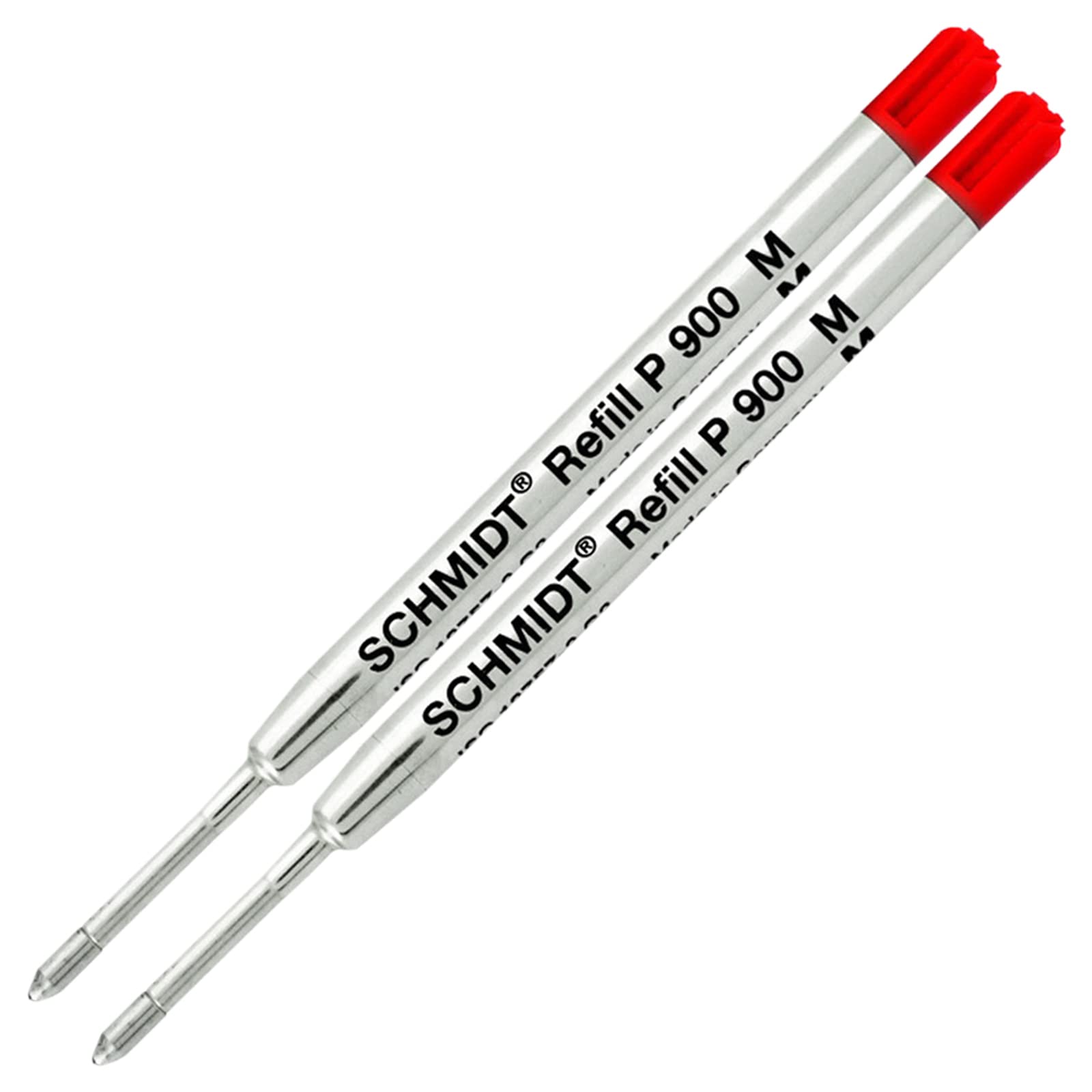 Photo 1 of 2 Pack - Med-Red Ink P900 Schmidt Parker Style Ballpoint Refill