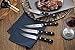 Cangshan V2 Series 1020373 German Steel Forged 4-Piece Steak Knife Set, 5-Inch Blade