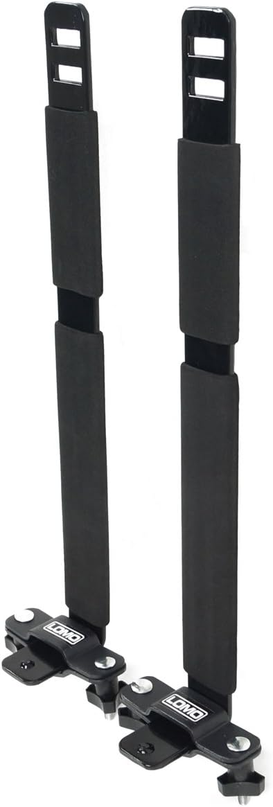 Lomo Kayak Roof Rack L Bars - Upright, Black, 1 SIZE