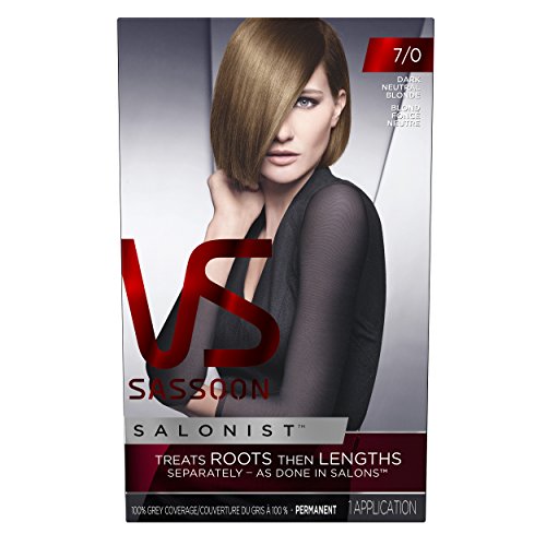 Vidal Sassoon  Salonist Hair Color Permanent Color Kit, 7/0 Dark Neutral Blonde