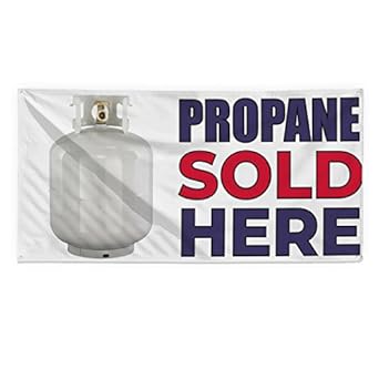 Amazon Com Propane Sold Here 1 Outdoor Fence Sign Vinyl