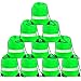 GoodtoU Drawstring Backpack Bags - 10 Pack Reflective Sack Backpack Sport Gym Cinch Bag Travel Fabric Drawstring Backpacks