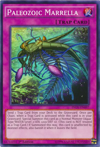 Yu-Gi-Oh! - Paleozoic Marrella (INOV-EN097) - Invasion: Vengeance - 1st Edition - Common