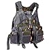 Bassdash Strap Fishing Vest Adjustable for Men and Women, for Fly Bass Fishing and Outdoor Activities