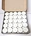 New Waxations Tealight Candles White Unscented 100 pk New Packaging Box and Shrink Extra Protection