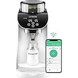 LivingEZ Smart Formula Mixer Pro - Distributeur automatique de formule pour bébé avec WiFi contrôlé par l'application - Pour 