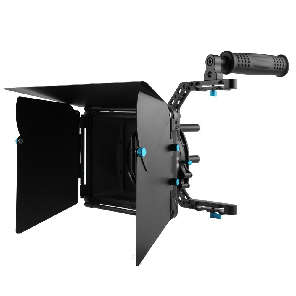 Fotga DP3000 M4 DSLR Swing Away Matte Box Kits mit Top Griff für alle Kamera Rigs mit 15 mm Rod Systemen