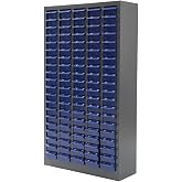 Yeeoy 100 Drawers Parts Cabinet, Nut and Bolt Storage Organizer, Grey | Bolt Bins for Shop, Small Parts Organizer Drawers, Hardware Storage Cabinet, Garage Storage Drawers