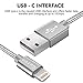 Guzon iPhone Cable, 3Pack 3FT 6FT 10FT Nylon Braided Lightning to USB iPhone Charger Cord with Aluminum Connector for iPhone 7/7 Plus/6s/6s Plus/6/6Plus/5s/5c/5, iPad/iPod Models-Gray