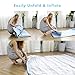 VICOODA Queen Air Mattress, Air Bed for Camping and Home Use, No Leak, Inflatable Queen Airbed Blow up Guest Bed Camping Tent Mattress Pillow Rest Raised Airbed w/Built-in Rechargeable Pump, 9 Inchthumb 2