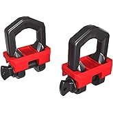 Polaris XPEDITION Recovery Shackles, for select XP, XP 5, ADV and ADV 5 models, Secure Tie-Down Point, Bumper Installed, Rubber Dampeners, Genuine OEM, Qty 2-2890542
