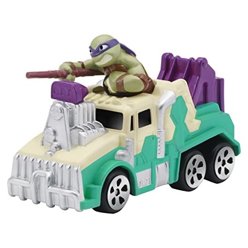 Teenage Mutant Ninja Turtles T-Machines Truck with Donatello Vehicle with Sound