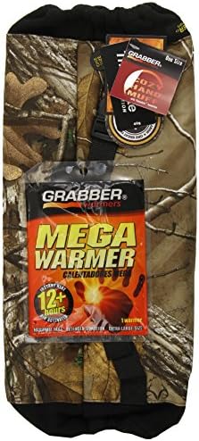 Grabber Warmers Cozy Hand Warming Muff with Inner Warmer Pocket: Free 12+ Hour Mega Warmer (RealTree All-purpose Camo)  (Pack of 12)