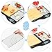 NUTRI FIT Food Scale - 3 in 1 Digital Kitchen Scale, Weight Grams and Ounces with Removable Cutting Board & Tray, LCD Display, 11lb 5kg, Easy for Cooking Baking & Meal Prep, Batteries Included