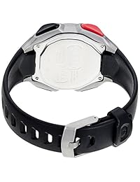 Timex T5 K689 Ironman 50 vueltas Full negro   plata   rojo resina de banda deporte reloj de los hombres