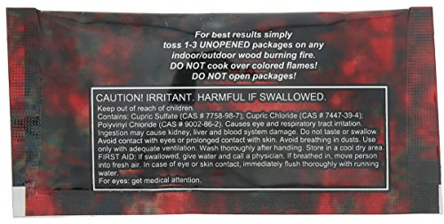 Extreme MYSTICAL FIRE - Adds Colorful Flames to a Campfire - 24 Packs