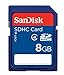 10 Pack SanDisk SD HC 8 GB Class 4 Flash Memory Card SDSDB-008G Retail - With Everything But Stromboli (tm) MicroFiber Cleaning Cloth