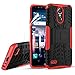 OEAGO LG Stylo 3 Case, LG Stylo 3 Plus Case, [Shockproof] [Impact Protection] Tough Rugged Dual Layer Protective Case with Kickstand for LG Stylo 3 / LG Stylo 3 Plus/LG Stylus 3 - Red