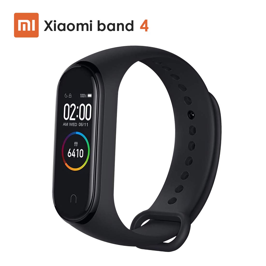 Xiaomi Mi Band 4 Pulsera de Actividad, Reloj Xiaomi, Fitness Tracker, Monitores de Actividad, Pantalla Pulsómetro, BT 5.0, 50M Impermeable, 135 mAh, Negro