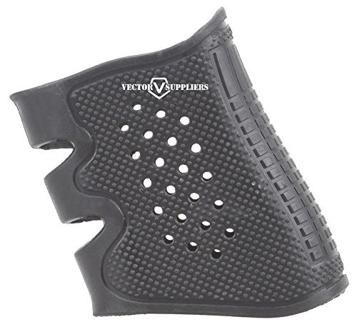 TAC Vector Optics GEN 2 Pistol Rubber Grip Cover Sleeve Slip-On for Avoid Slip Black Color fit Glock HK USP