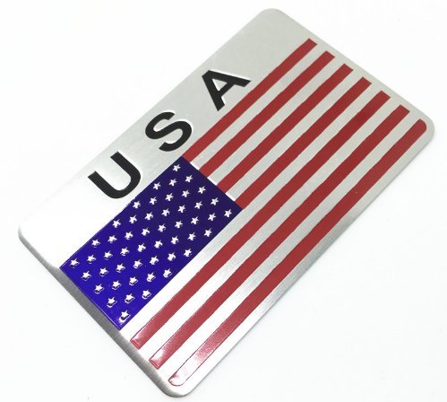 Riley Express American Flag Car Stickers (USA Flag Sticker) - Thumbnail 4