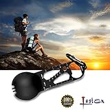 Lasten11-in-1 Multifunctional Tool, Survival Pocket Tool EDC, Camping & Outdoor Multitool, Multitool with Spoon, Beer Opener, Bit Holder, Metric Ruler, Screwdriver, Nail Puller and More(Black)