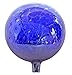 Glass Gazing Ball Cobalt Blue 12 Inch by Iron Art Glass Designs