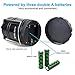 Pack of 2 Lantern Flashlights, BYBLIGHT 2 in 1 Camping Lantern and Flashlights with 3 Modes, High Output Bright for Hiking, Camping, and Emergencies (lantern)