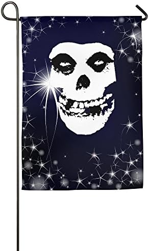 Umison Classic Joker Clown Skull Decorative Garden Flag Classic Pub Flag 1218inch