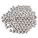 100pcs Acrylic Bullet Spike Cone Screwback Studs, Beads, Sew On, Glue On, Stick On, DIY Garments, Bags & Shoes Embellishment Cool Rivets Punk(10mm x 9mm.)