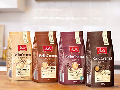 Melitta BellaCrema Intenso Ganze Kaffee-Bohnen 1,1kg, ungemahlen, Kaffeebohnen für Kaffee-Vollautomat, kräftige Röstung… – Bild 5