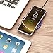Wireless Charger, Qi Wireless Fast Charging Pad Station Mat 10W Compatible iPhone Xs MAX X 8 Plus Samsung Galaxy S9 S8 S7 S6 Edge Note 9 8 Nexus Droid HTC LG G8 G7 2A QC 3.0 AC Adapter (Included)
