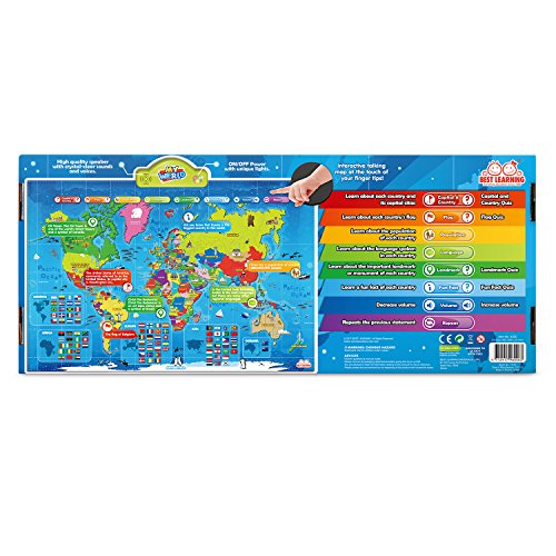 Best Learning i-Poster My WORLD Interactive Map