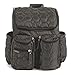 Diaper Backpack by Wallaroo - with Stroller Straps, Wet Diaper Bag and Changing Pad – for Women and Men - 25 Liters (Medium) - Gray