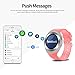 SEPVER Smart Watch SN05 Round Bluetooth Smartwatch with SIM Card Slot Compatible with Samsung LG Sony HTC Huawei Google Xiaomi Android Smart Phones for Women Men Kids Boys Girls (Pink)