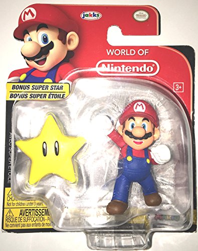 World of Nintendo Mario 2.5 inch Figure with Super Star