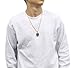 Mens 14k Gold Plated Green Ruby Octagon Hip Hop Pendant with 3mm 24